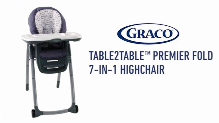 Graco Table2table 7 In 1 Convertible High Chair In Myles Bed