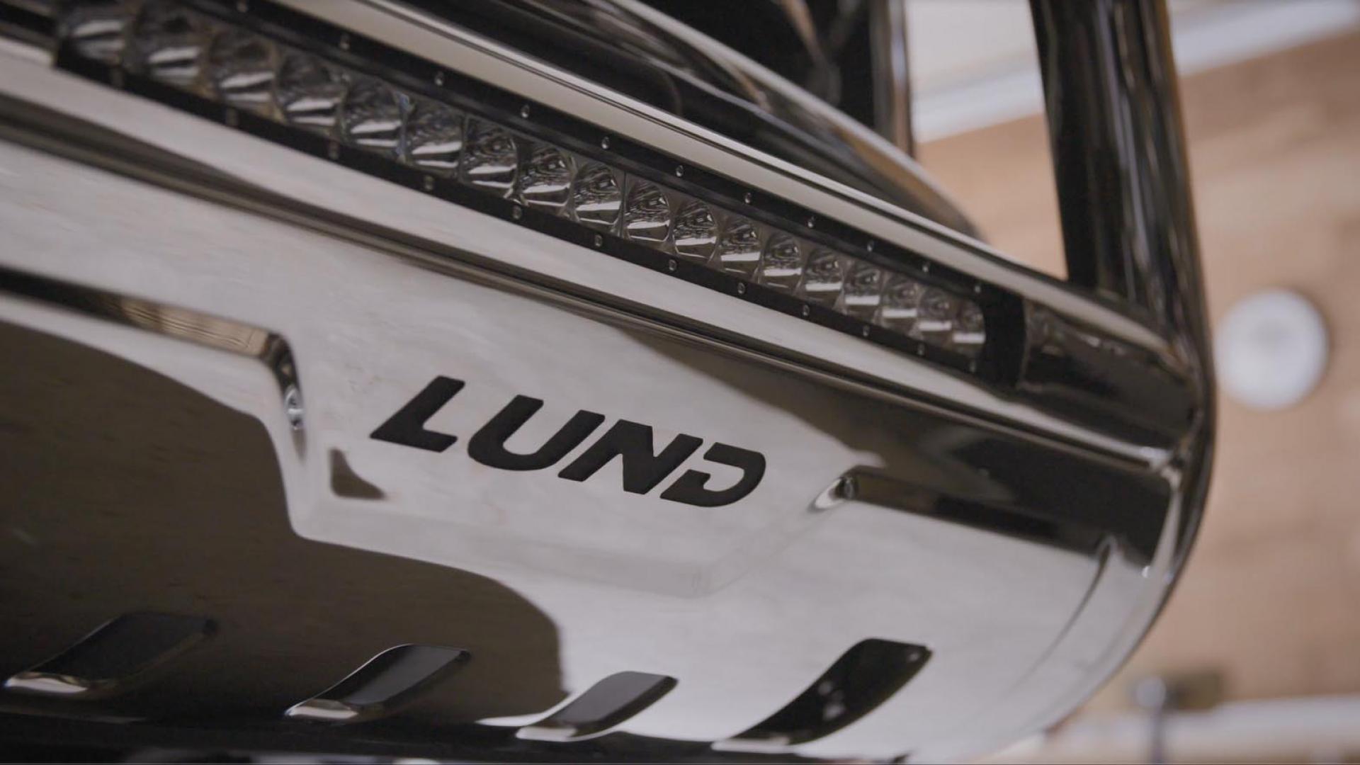 Lund Product Introduction LUND is the first automotive accessory manufacturer to develop and offer comprehensive packages to customize and personalize trucks, SUVs, and vans. An American-based company and the creator of the wrap hood shield category through the invention of the Interceptor® hood shield, LUND® designs and manufactures the most stylish, high performance, and premium automotive accessories for trucks and SUVs.  Product categories include: Interceptor® hood protection, nerf bars, running boards, tonneau covers, exterior accessories, storage boxes, cargo management, and bed accessories.